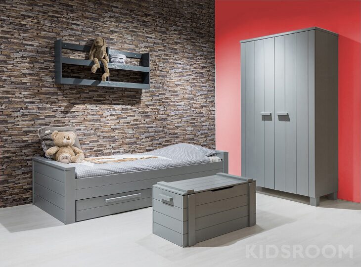 Dennis betongrijs 2 Rood