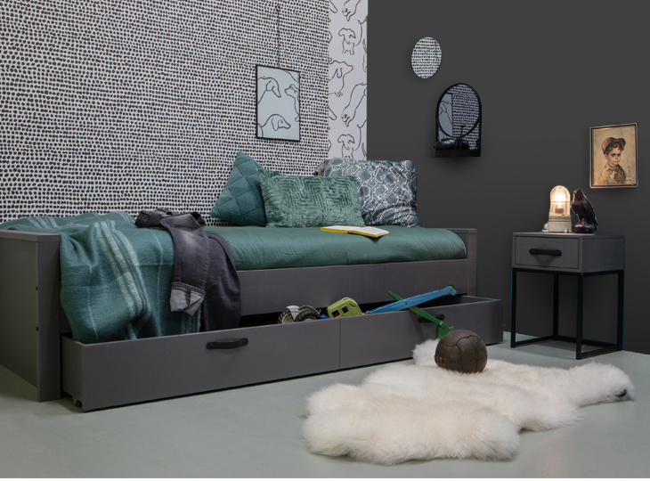 Woood Morris Bed Zwart