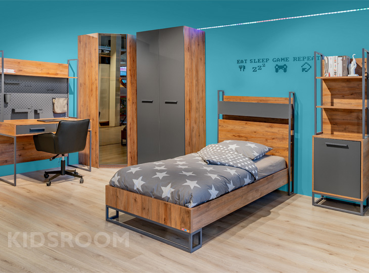 Almila Legend Walnoot Kamer_Blauw