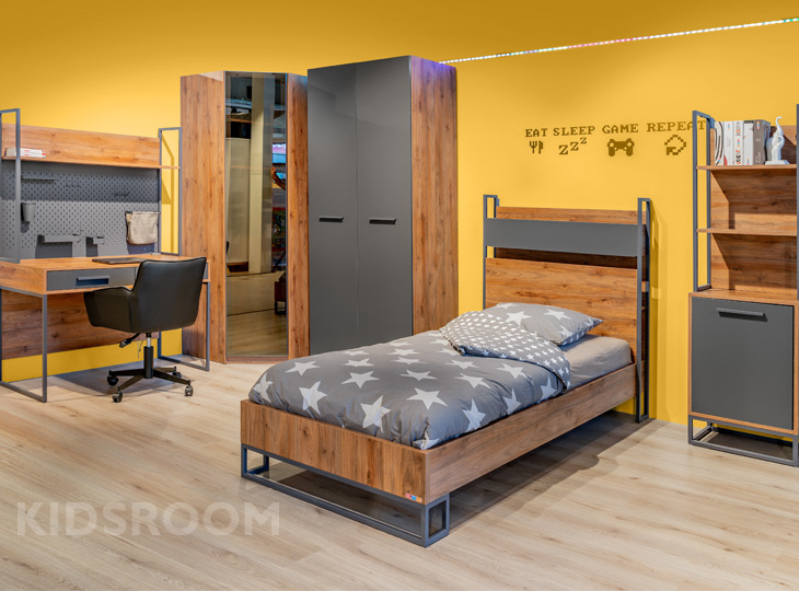 Almila Legend Walnoot Kamer_Geel