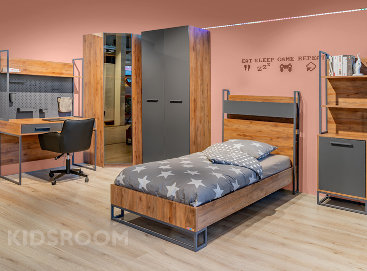 Almila Legend Walnoot Kamer_OudRoze