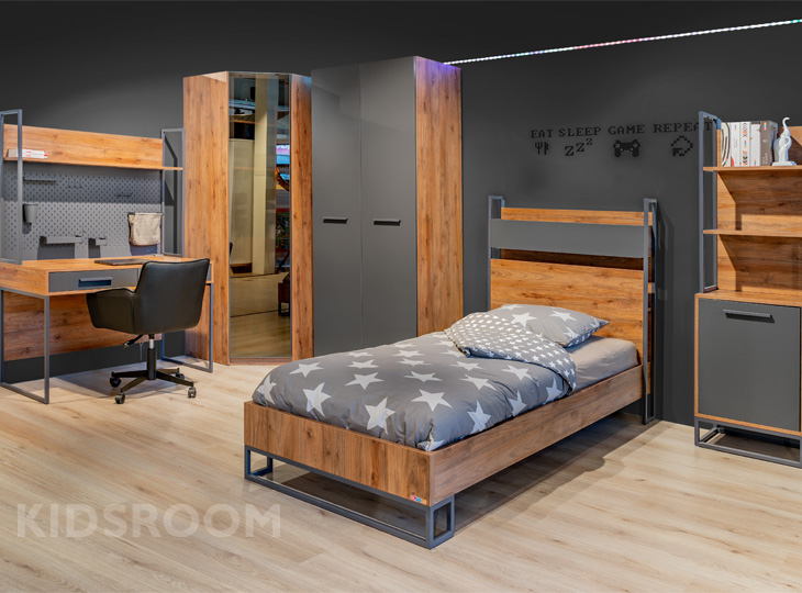 Almila Legend Walnoot Kamer_Zwart