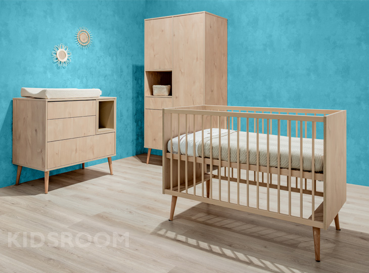 Quax Cocoon NaturalOak_Blauw