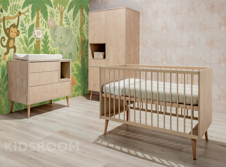Quax Cocoon NaturalOak Babykamer_Jungle