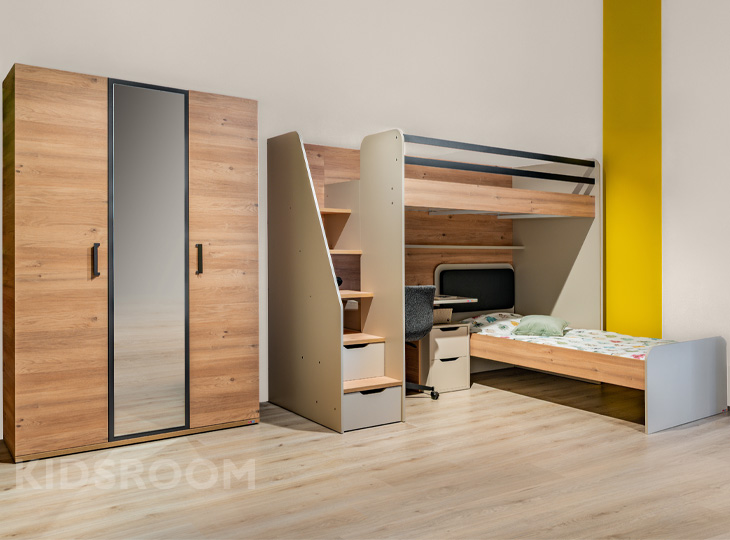 NewOptions Bed En Kast_Beige